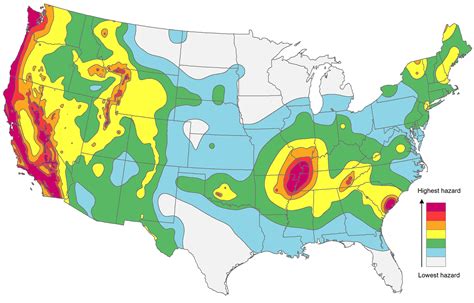 earthquakes map